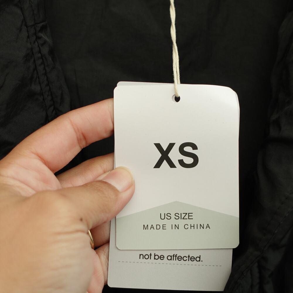 NWT Fashion Womens Puffer Vest Jacket Snap Button Stand Collar Black Size XS - Picture 4 of 9